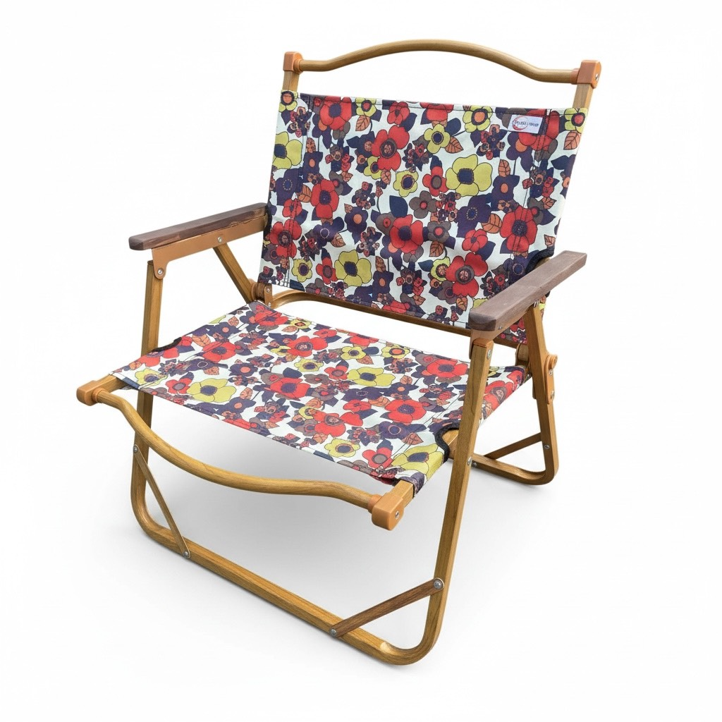 【希少】Pajamamoon パジャマムーン　ローチェアー　リューニョン柄　2脚 Amazon.co.jp: メロウストア ダブルチェア トートバッグ付き